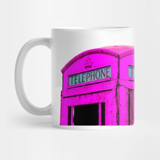 Pink Phone Box Mug